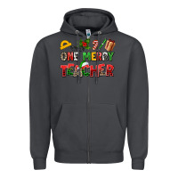Smoke one merry teacher Zipper Hoodie - AdoDesignShop