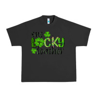 Pigment Black st. Patrick's day one lucky teacher Urban Heavy Tee - RanaPortraitStore