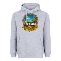 Heather Grey desert dreamer Heavyweight Hoodie - NancyCooperArtShop