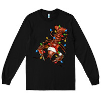 Black Christmas crawfish Long Sleeve Tee - FaDigitalArtStudio