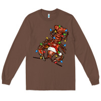 Chestnut Christmas crawfish Long Sleeve Tee - FaDigitalArtStudio