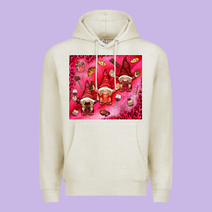 Gnomies With Food Premium Hoodie Designed By Nancycooperartshop