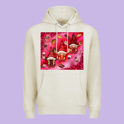 Gnomies With Food Premium Hoodie Designed By Nancycooperartshop