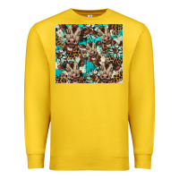 Lemon western cowhide sunflower baby cow Premium Sweatshirt - BarkalooDesign