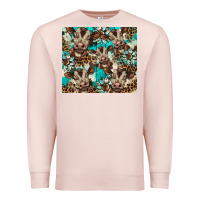 Pale Pink western cowhide sunflower baby cow Premium Sweatshirt - BarkalooDesign