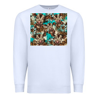 White western cowhide sunflower baby cow Premium Sweatshirt - BarkalooDesign