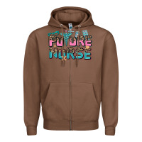 Chestnut future nurse Zipper Hoodie - AdoDesignShop
