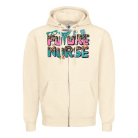 Sandshell future nurse Zipper Hoodie - AdoDesignShop
