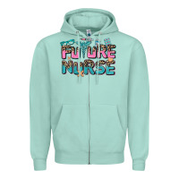 Seafoam future nurse Zipper Hoodie - AdoDesignShop