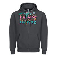 Smoke future nurse Zipper Hoodie - AdoDesignShop