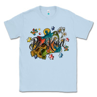 Dusty Blue be kind Classic Tee - SublimationCraftShop