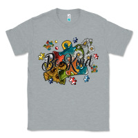 Heather Grey be kind Classic Tee - SublimationCraftShop