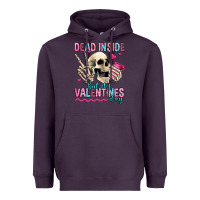 Plum dead inside but it's valentines day Heavyweight Hoodie - Jasminsmagicworld