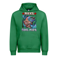 Emerald reel cool papa american flag bass fishing Urban Hoodie - LillyAllenDesigns