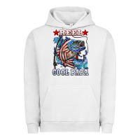 Reel Cool Papa American Flag Bass Fishing Urban Hoodie | Teevron