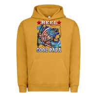Pigment Peanut Butter reel cool papa american flag bass fishing Urban Hoodie - LillyAllenDesigns