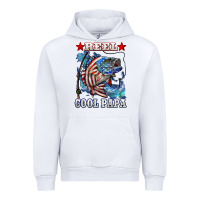 White reel cool papa american flag bass fishing Urban Hoodie - LillyAllenDesigns