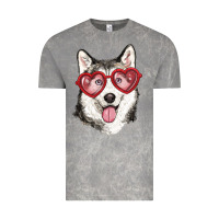 Cloud Rock husky with love glasses Vintage Tee - RanaPortraitStore
