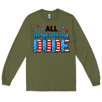 Army Green All American dude Long Sleeve Tee - Neo Western