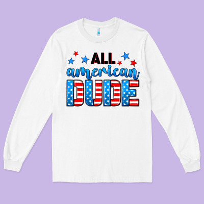 All American Dude Long Sleeve Tee Designed By Neo Western