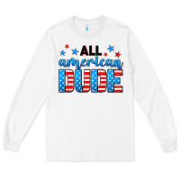White All American dude Long Sleeve Tee - Neo Western