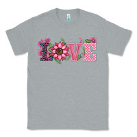 Heather Grey walentine's day love sunflower Classic Tee - BarkalooDesign