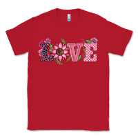 Red walentine's day love sunflower Classic Tee - BarkalooDesign