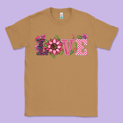 Walentine's Day Love Sunflower Classic Tee Designed By Barkaloodesign
