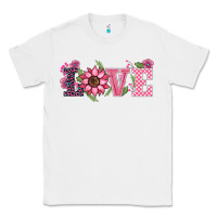White walentine's day love sunflower Classic Tee - BarkalooDesign