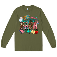 Army Green living that  para  life Long Sleeve Tee - AdoDesignShop