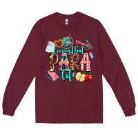 Burgundy living that  para  life Long Sleeve Tee - AdoDesignShop
