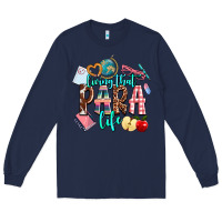 Navy living that  para  life Long Sleeve Tee - AdoDesignShop