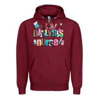 Burgundy dialysis nurse Zipper Hoodie - AdoDesignShop