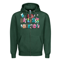 Sports Green dialysis nurse Zipper Hoodie - AdoDesignShop