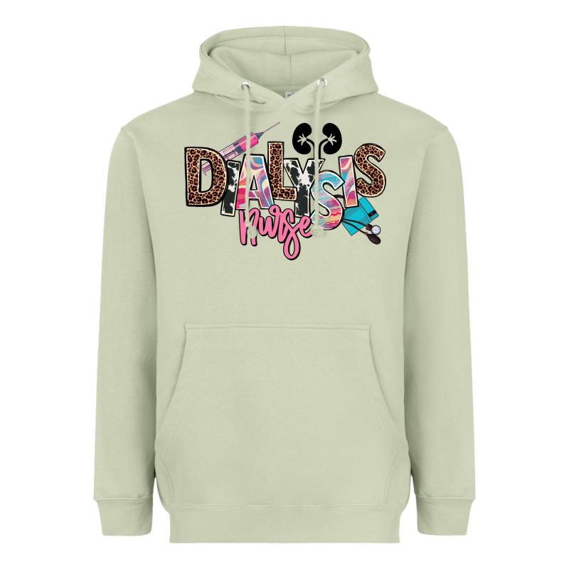 Dialysis Nurse Heavyweight Hoodie by NancyCooperArtShop | Teevron