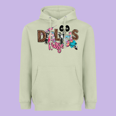 Dialysis Nurse Heavyweight Hoodie Designed By Nancycooperartshop