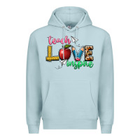 Blue Mist teach love inspire Premium Hoodie - NancyCooperArtShop