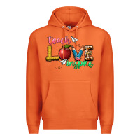 Carrot teach love inspire Premium Hoodie - NancyCooperArtShop