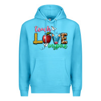 Ocean Blue teach love inspire Premium Hoodie - NancyCooperArtShop