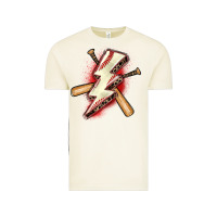 Baseball Lightning Bolt Vintage Tee | Teevron