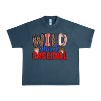Midnight Navy wild about baseball Urban Heavy Tee - Zillion Design Studio