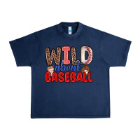 Navy wild about baseball Urban Heavy Tee - Zillion Design Studio