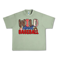 Oil Green wild about baseball Urban Heavy Tee - Zillion Design Studio