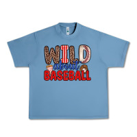 Pebble Blue wild about baseball Urban Heavy Tee - Zillion Design Studio