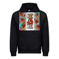 Black american football mom Urban Hoodie - LillyAllenDesigns