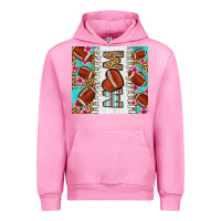 Fuchsia Pink american football mom Urban Hoodie - LillyAllenDesigns