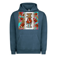 Pigment Midnight Navy american football mom Urban Hoodie - LillyAllenDesigns