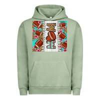 Pigment Oil Green american football mom Urban Hoodie - LillyAllenDesigns