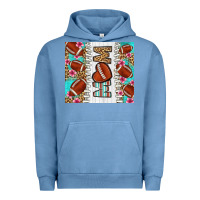 Pigment Pebble Blue american football mom Urban Hoodie - LillyAllenDesigns