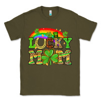 Army Green One lucky mom St. Patricks Day Classic Tee - Neo Western